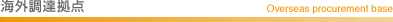 �C�O���B���_(Overseas procurement base)